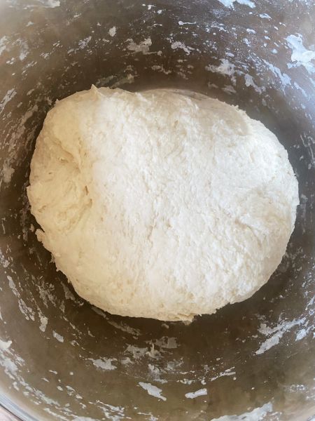 油皮酱肉包的做法操作步骤第1步：面粉+酵母+白糖混合后，加入水揉成偏软的，面团，盖上盖子发酵至两倍大；