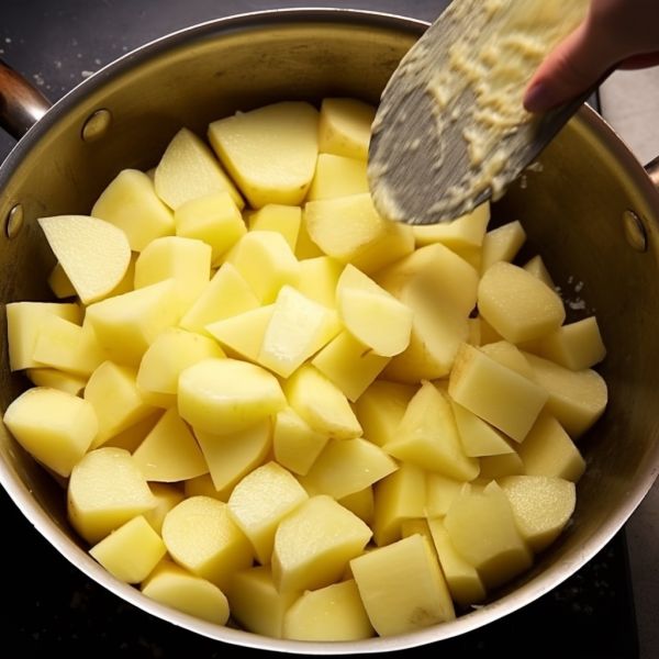 求你们快去做这个的做法操作步骤第1步：1、土豆切块蒸熟